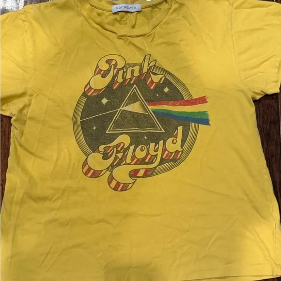 Daydreamer Pink Floyd Yellow Graphic Tee​ - Picture 3 of 4